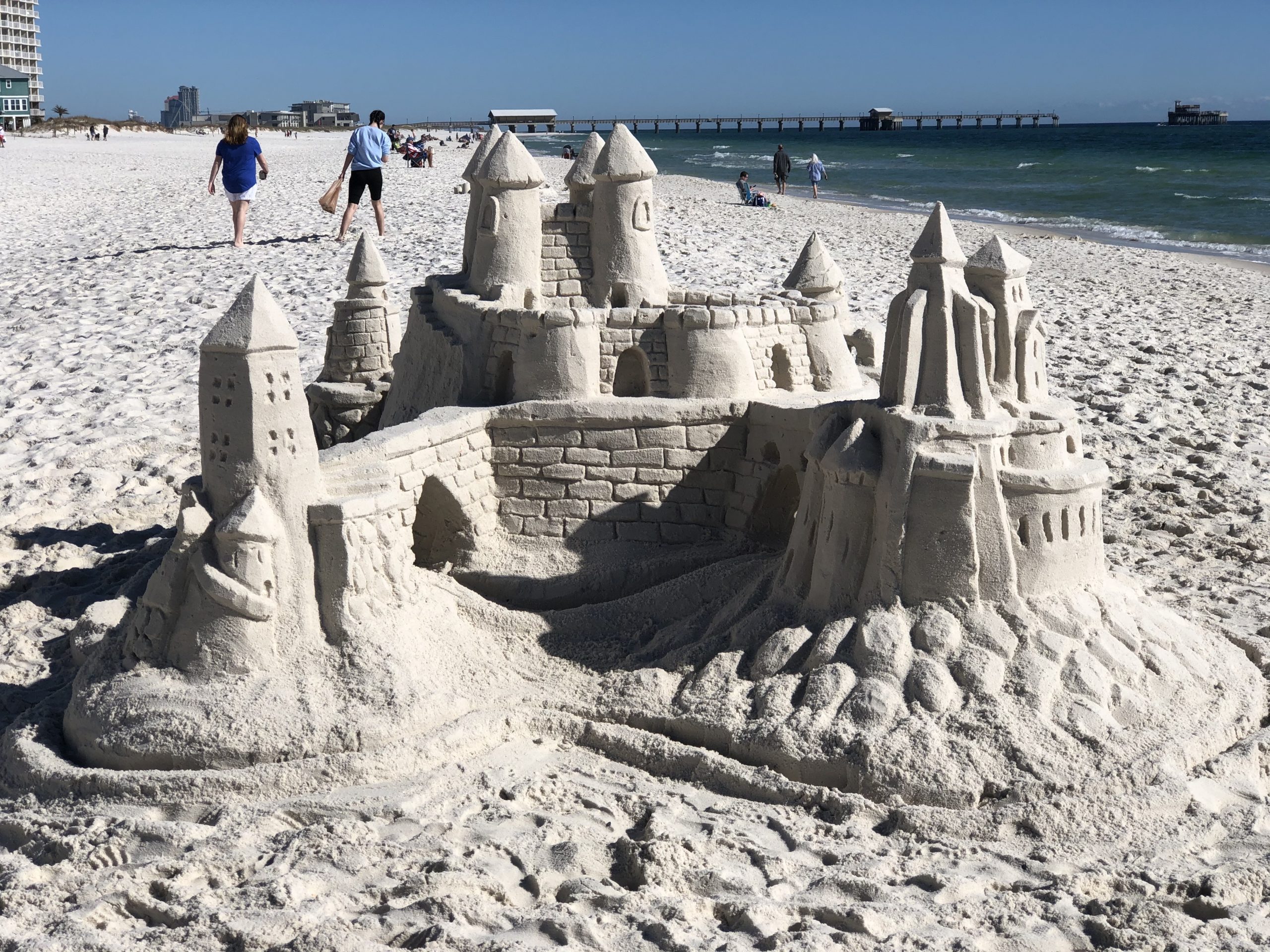Sand-Castle-on-Gulf-Shores-Beach